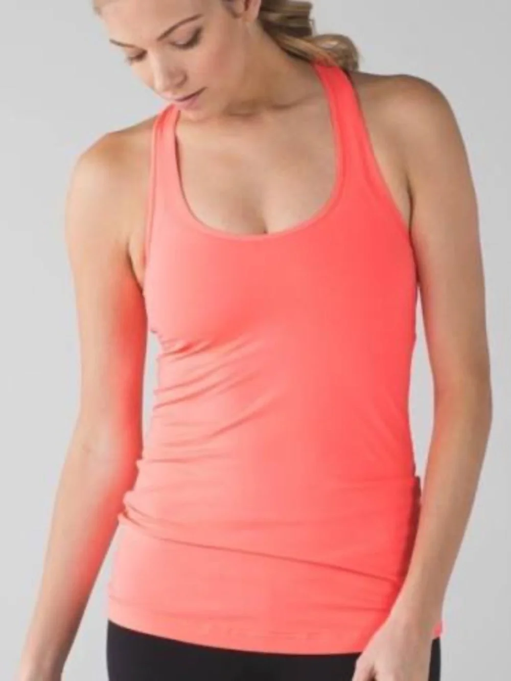 Lululemon Cool Racerback II Grapefruit GRPF Size 4 NWT Light Luon